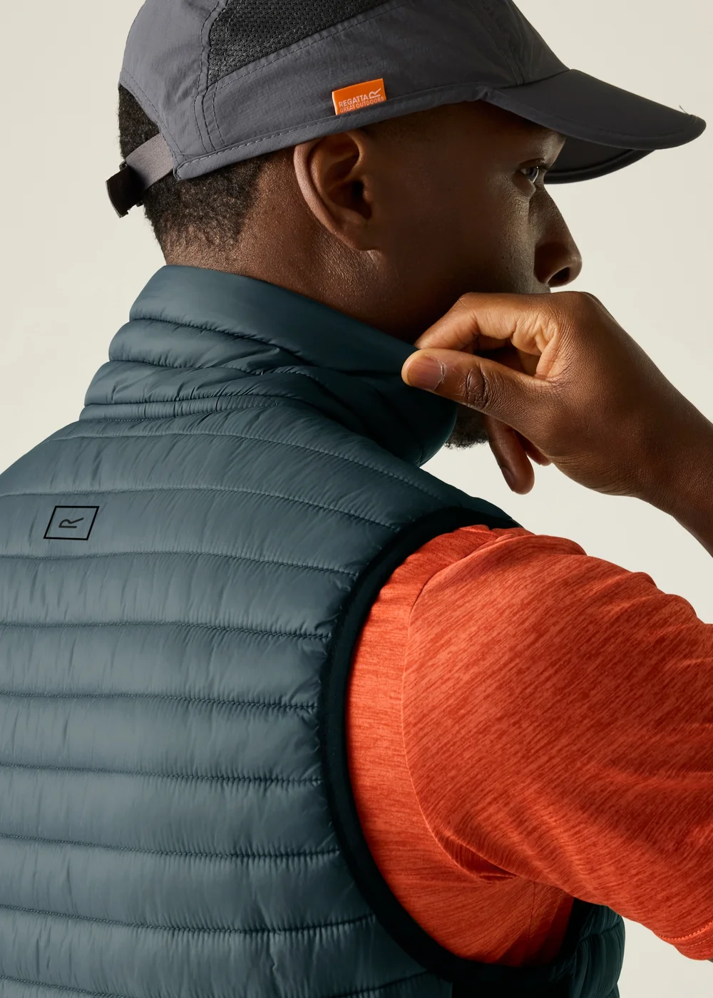 Regatta Storm Grey Black Andreson Hybrid Water-Repellent, Lightweight Bodywarmer - 2XL Image 5