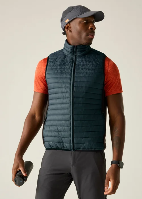 Regatta Storm Grey Black Andreson Hybrid Water-Repellent, Lightweight Bodywarmer - 2XL Image 1