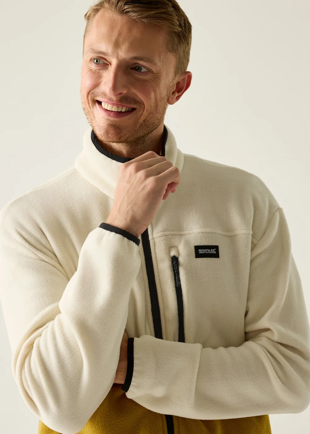 Regatta White Stone Wood Brown Frankie Fleece - XL Image 4