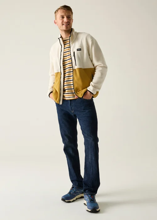 Regatta White Stone Wood Brown Frankie Fleece - XL Image 1