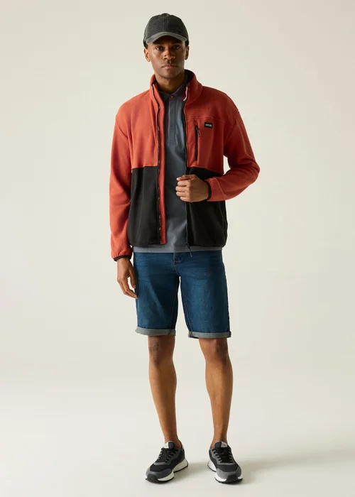 Regatta Brick Red Black Frankie Fleece - L Image 3