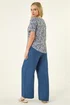 Roman Blue P Button Blouse - 12 Image 3