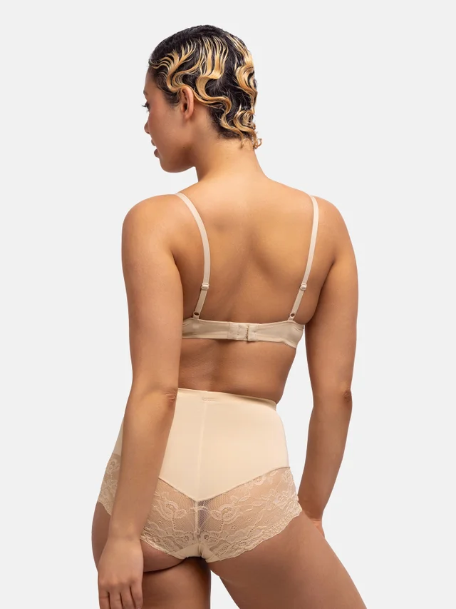 Dorina Beige Brigitte Mid Waist Brief