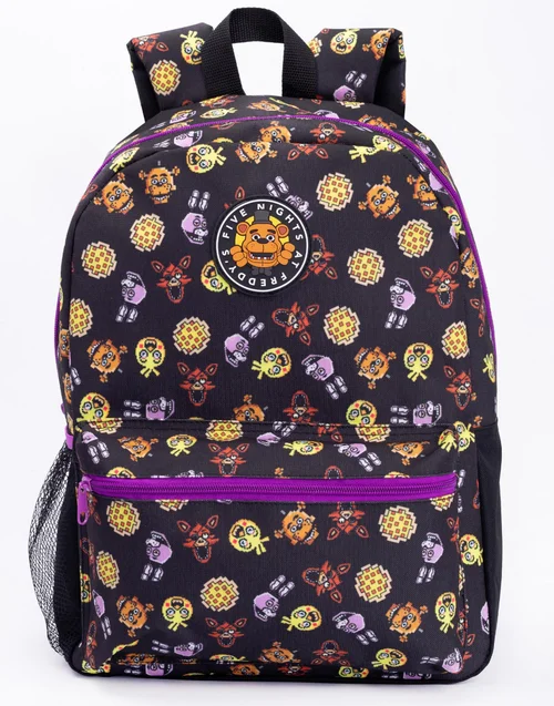 Vanilla Underground Five Nights At Freddy's Boys Black Printed 4 Piece Backpack Set (One Size) - One Size Image 4