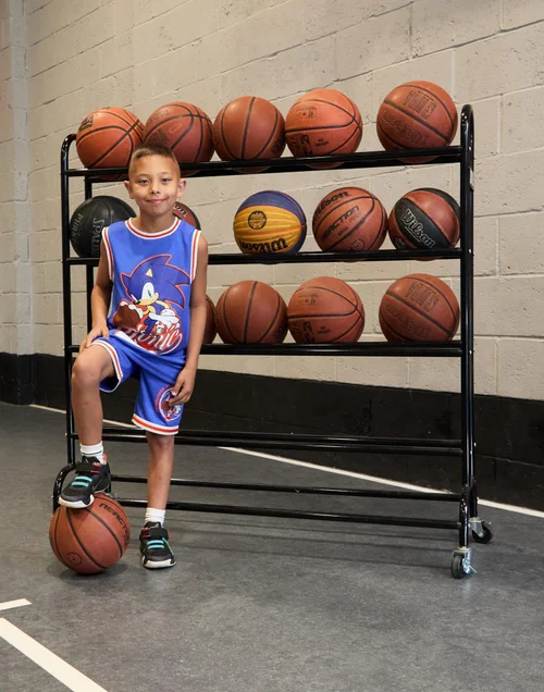 Vanilla Underground Sonic The Hedgehog Boys Blue 2 Piece Basketball Set (3-12 Years) - 10-11 yrs Image 3