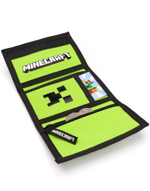 Vanilla Underground Minecraft Creeper Green Wallet - One Size Image 2