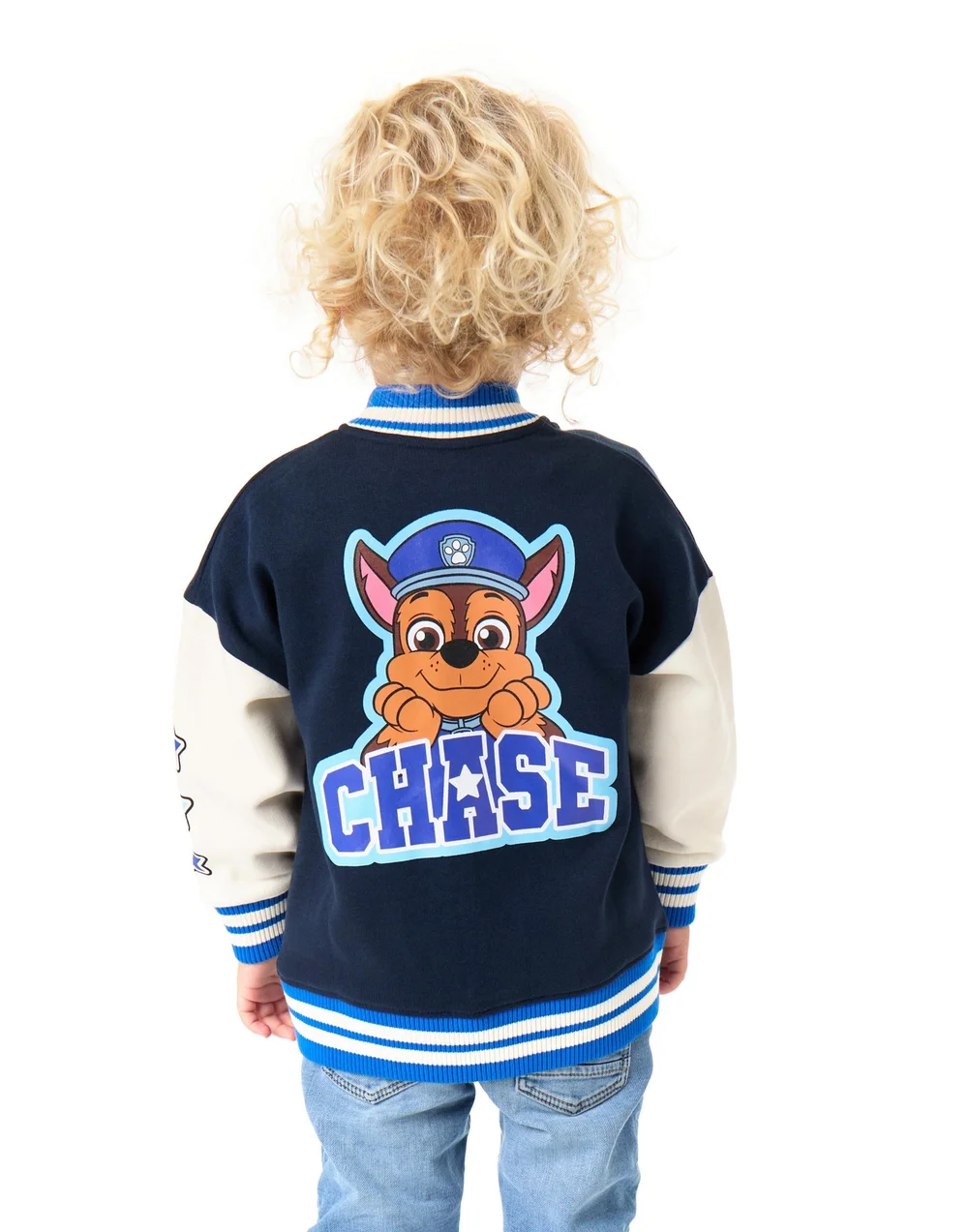 Vanilla Underground Paw Patrol Boys Blue Chase Varsity Jacket (2-7 Years) - 4-5 Yrs Image 2