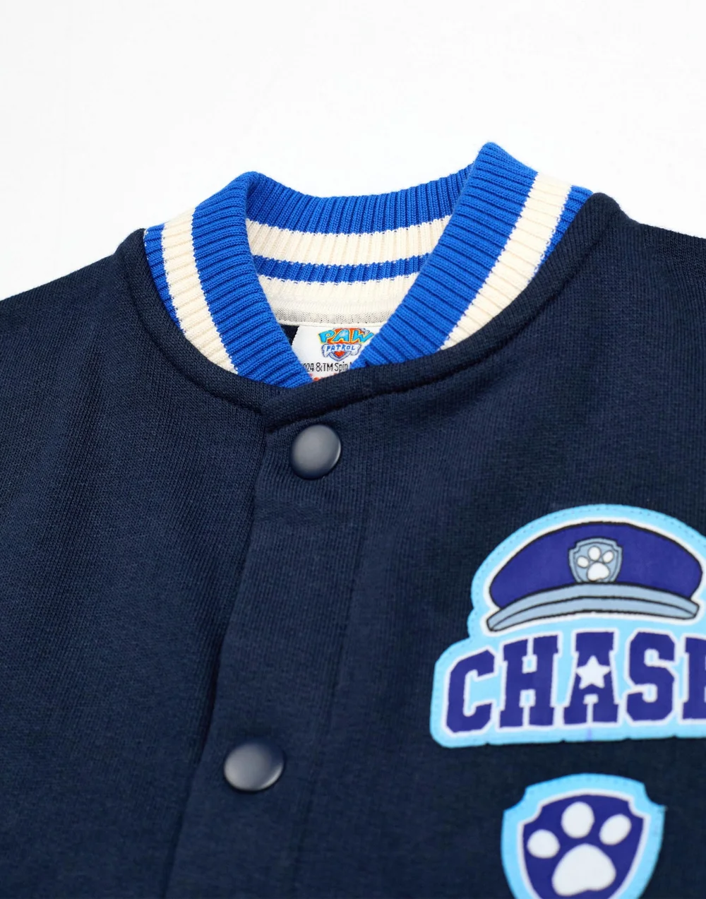 Vanilla Underground Paw Patrol Boys Blue Chase Varsity Jacket (2-7 Years) - 4-5 Yrs Image 5