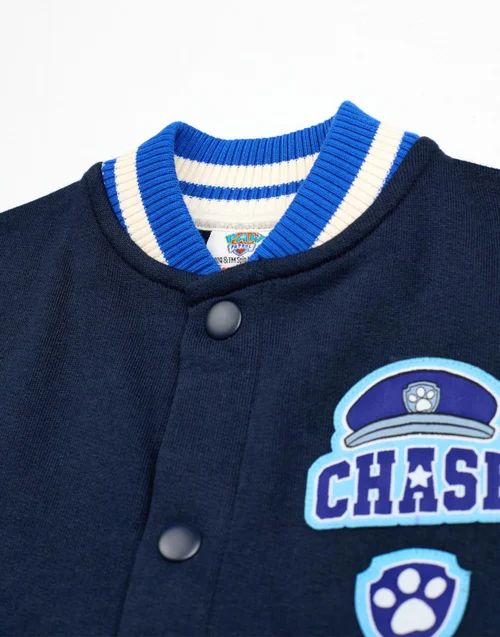 Vanilla Underground Paw Patrol Boys Blue Chase Varsity Jacket (2-7 Years) - 4-5 Yrs Image 5