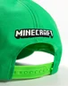 Vanilla Underground Minecraft Boys Green Creeper Snapback Curved Peak Cap (One Size) - One Size Image 2