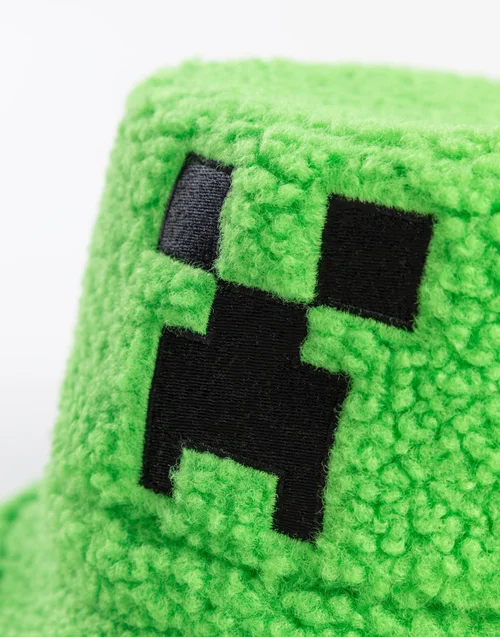 Vanilla Underground Minecraft Boys Green Borg Character Bucket Hat (One Size) - One Size Image 3