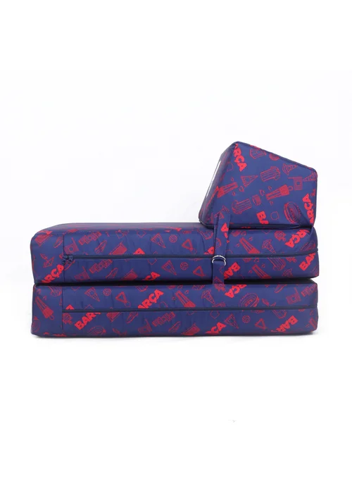Kaikoo Blue Barca Fold Out Chair Bed Single - One Size Image 3