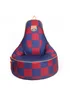 Kaikoo Blue Barca Large Gamer Chair in Iconic Check Print - One Size Image 2