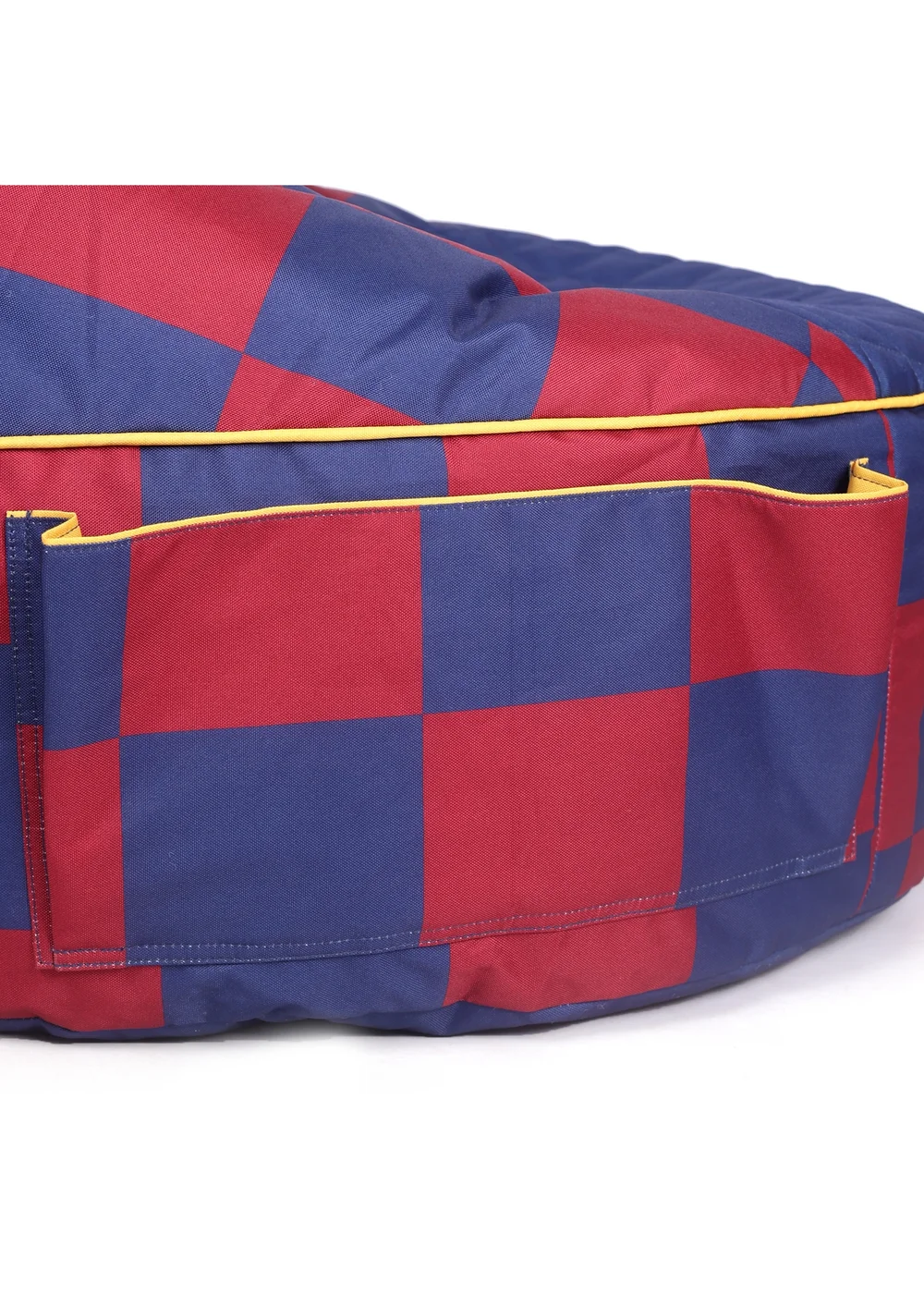 Kaikoo Blue Barca Large Gamer Chair in Iconic Check Print - One Size Image 6