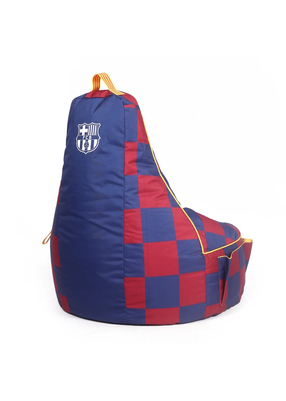 Kaikoo Blue Barca Large Gamer Chair in Iconic Check Print - One Size Image 3