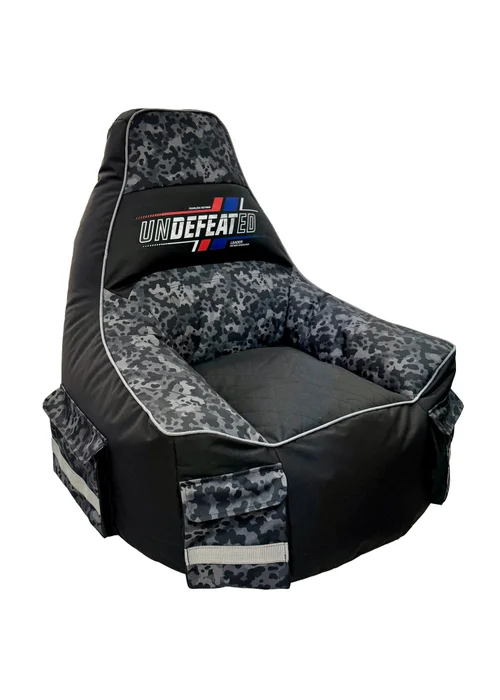 Kaikoo Grey Undefeated Large Gamer Chair - One Size Image 2