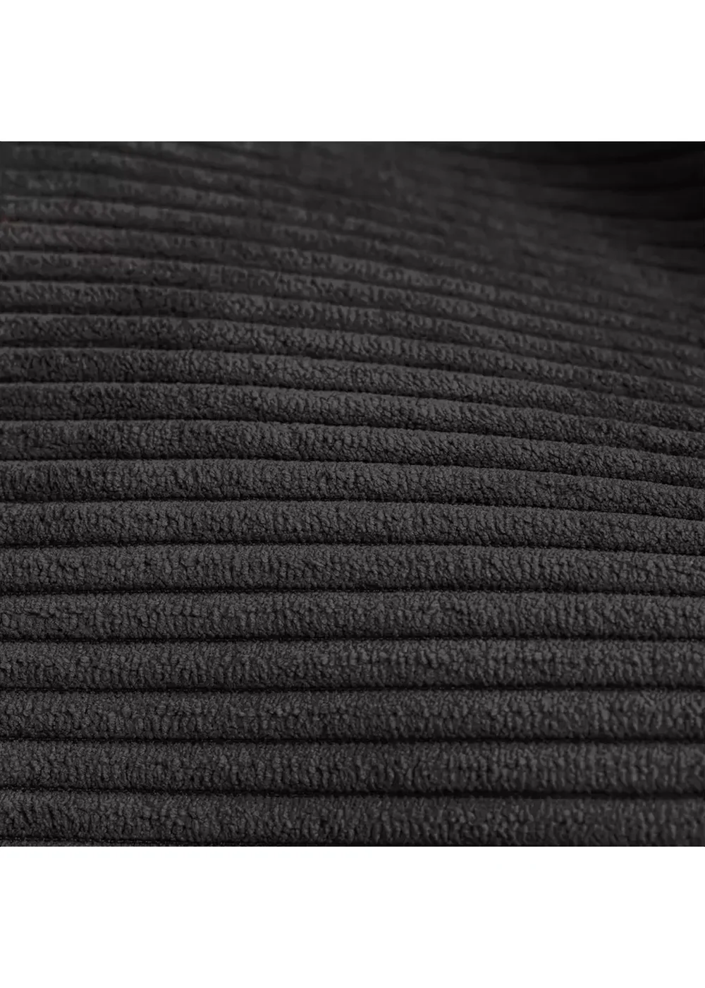 Kaikoo Grey Areya Large Corduroy Beanbag - One Size Image 4