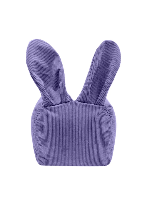 Kaikoo Lilac Bunny Seat with Ears in Corduroy - One Size Image 6