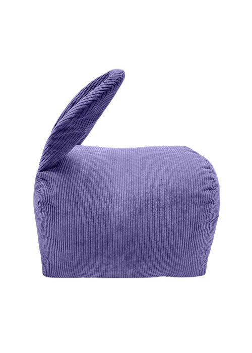 Kaikoo Lilac Bunny Seat with Ears in Corduroy - One Size Image 3