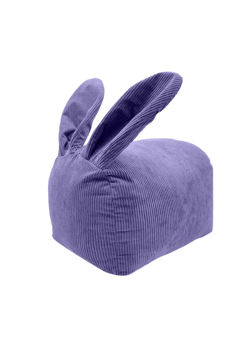 Kaikoo Lilac Bunny Seat with Ears in Corduroy - One Size Image 2
