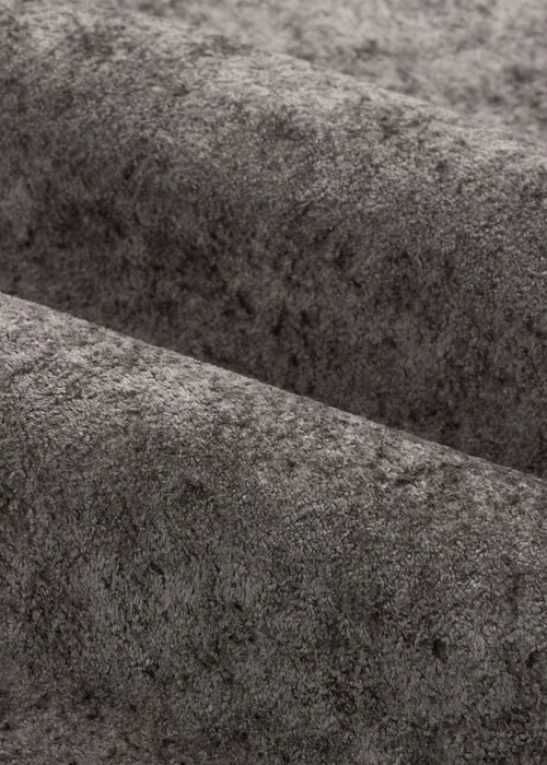 Paoletti Lustre Velvet Room Darkening Pewter Eyelet Curtain Pair - 46W X 54D (117x137cm Image 6