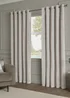 Paoletti Lustre Velvet Room Darkening Silver Eyelet Curtain Pair - 46W X 54D (117x137cm Image 2