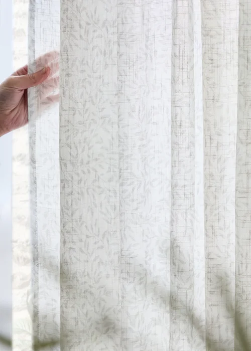 Yard Perrie Leaf Sheer Natural Woven Panel - S Image 5