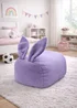 Kaikoo Lilac Bunny Seat in Boucle - One Size Image 1