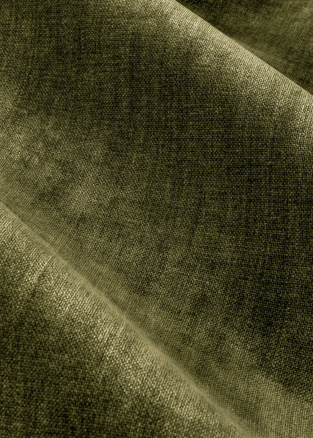 Yard Heavy Chenille Blackout Olive Pencil Pleat Curtain Pair - 46W X 54D (117x137cm Image 4