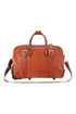 Infinity Leather Tan Holt Wheeled Holdall Bag - One Size Image 1