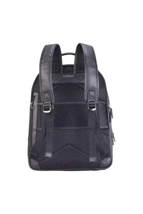 Infinity Leather Black Capri Vintage Travel Backpack - One Size Image 4
