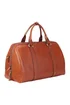Infinity Leather Tan Atlas Black Holdall Bag - One Size Image 3