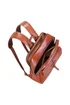 Infinity Leather Tan Cove Vintage Laptop Backpack - One Size Image 3