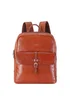 Infinity Leather Tan Cove Vintage Laptop Backpack - One Size Image 1