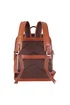 Infinity Leather Tan Cove Vintage Laptop Backpack - One Size Image 5