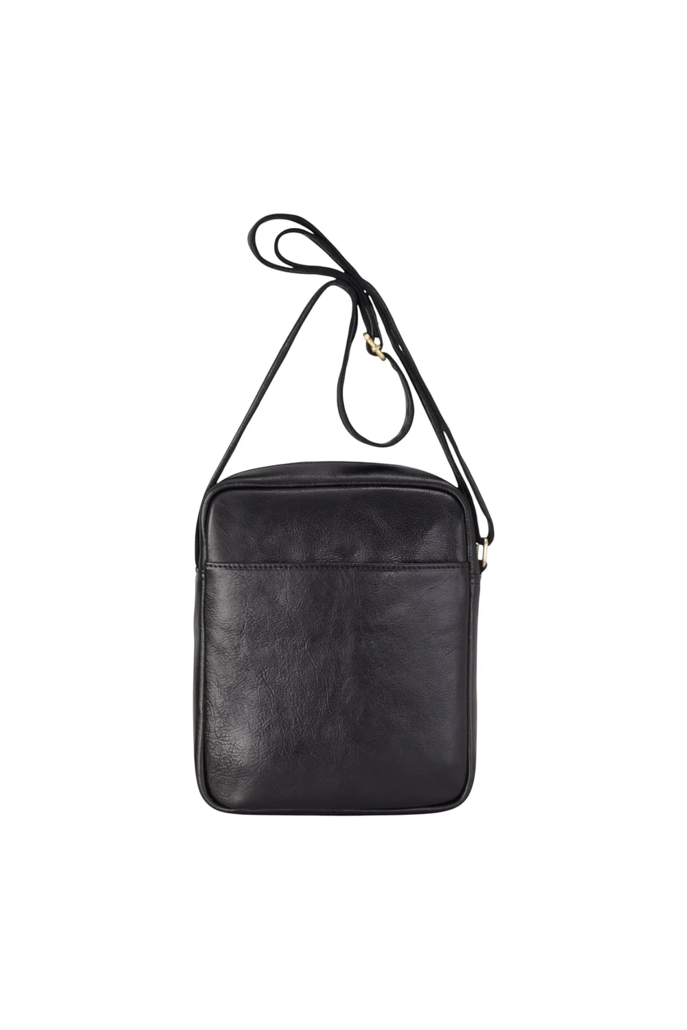 Infinity Leather Black Ashby Vintage Crossbody Bag - One Size Image 5