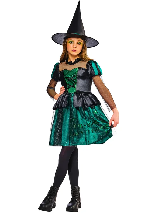 Wizard Of Oz Witch Costume (5-10 Years) - 9-10 Yrs Image 1