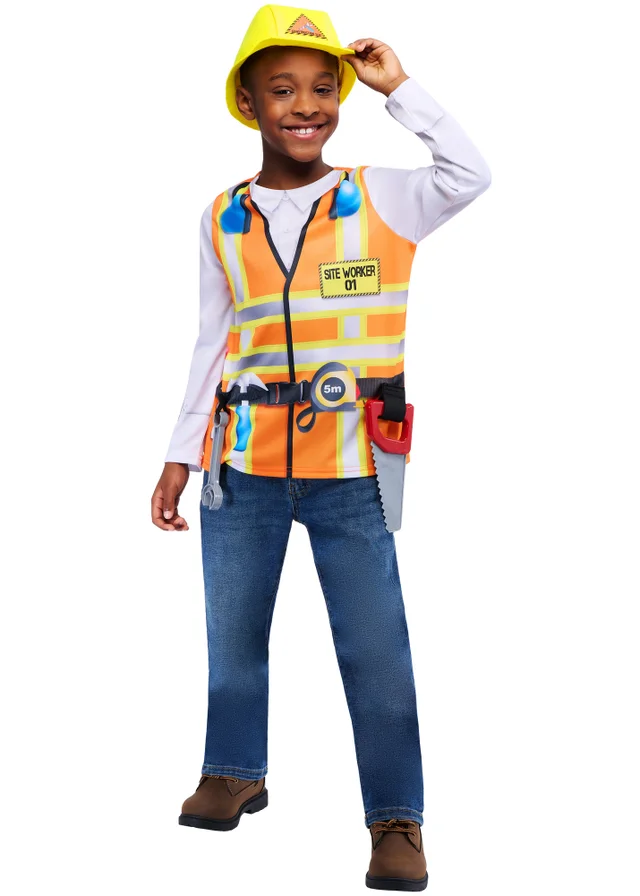 Rubies Construction Worker Costume (5-9 Years)