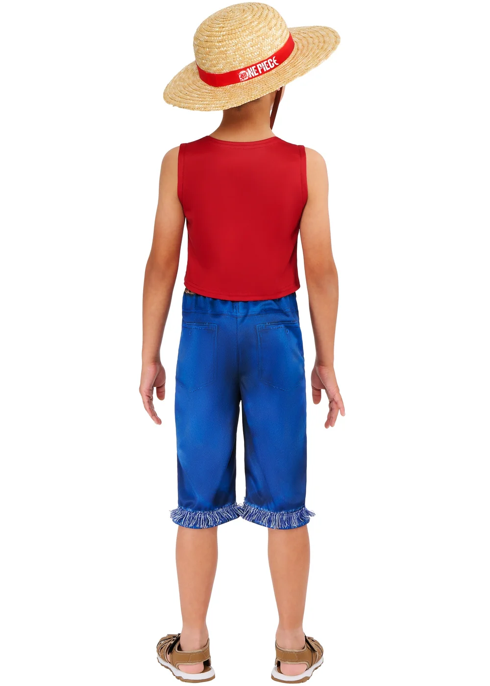 One Piece Monkey D Luffy Costume (5-13 Years) - 5-6 Yrs Image 2