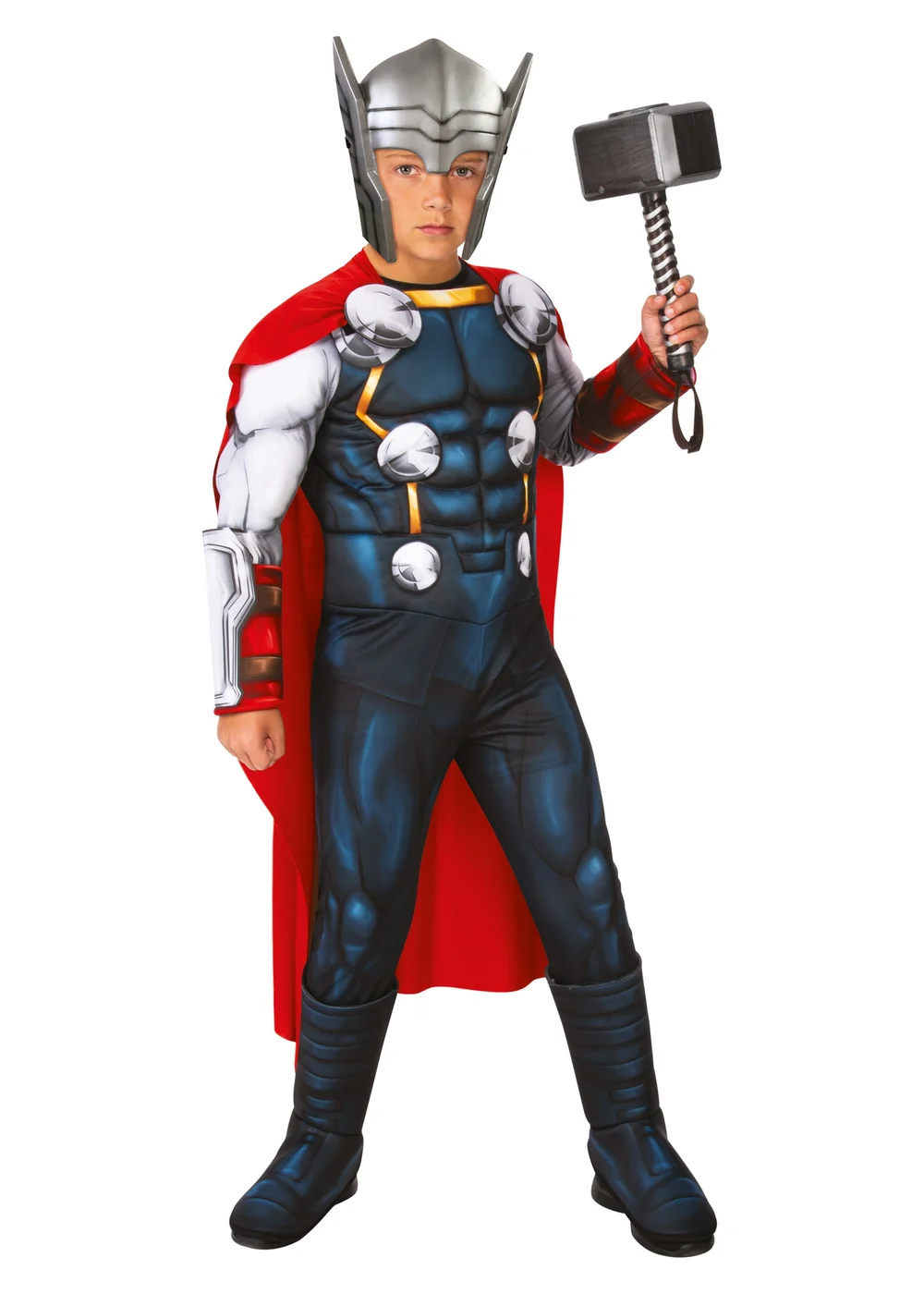 Marvel Thor Deluxe Costume (3-10 Years) - 3-4 Yrs Image 1