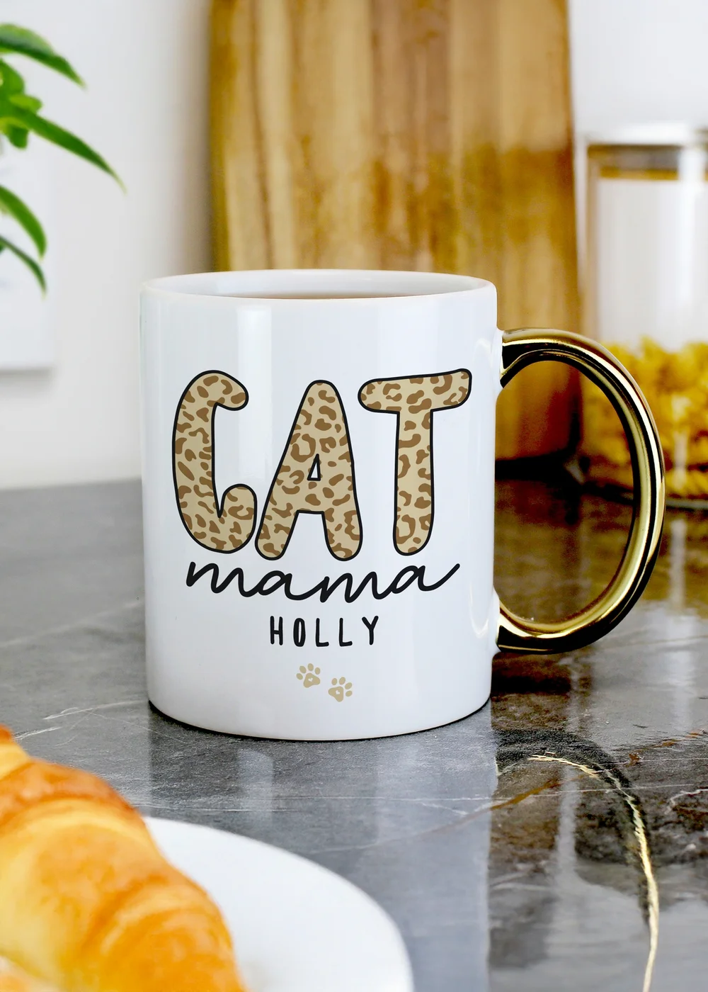 Personalised Memento Company Cat Mama Mug White - One Size Image 3