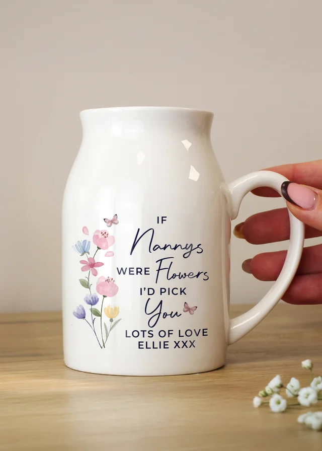 Personalised Memento Company I'd Pick You Jug Vase White