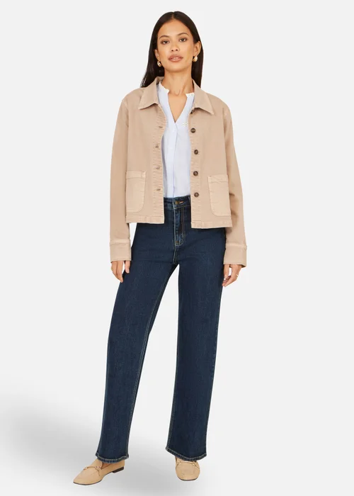 Yumi Canvas Jacket With Patch Pockets - 10 Image 2