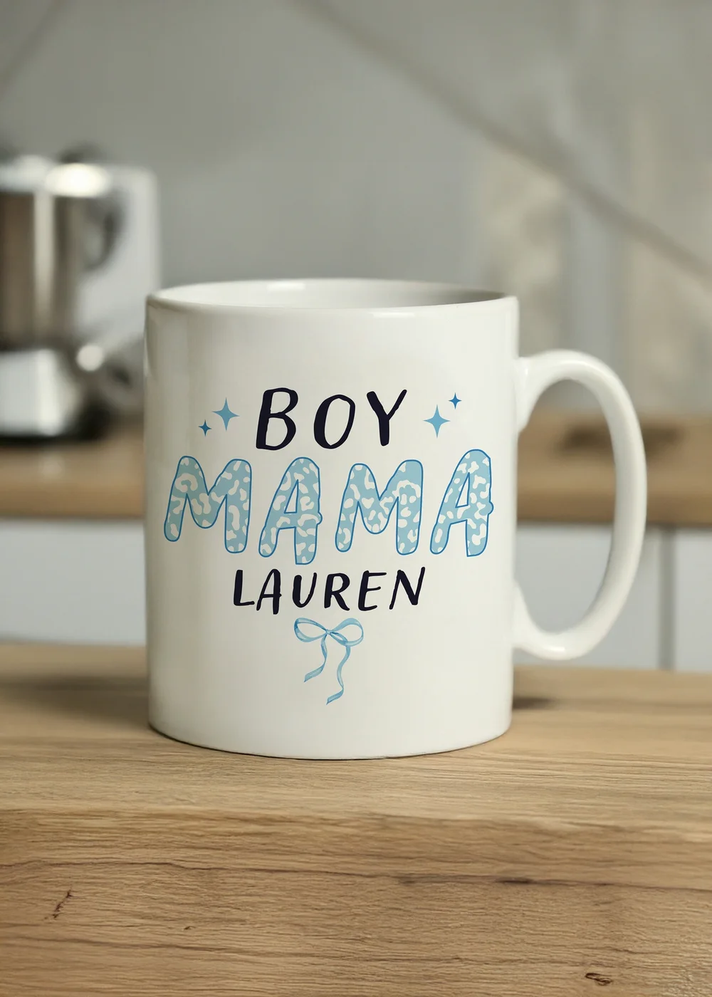 Personalised Memento Company Boy Mama Mug White - One Size Image 3
