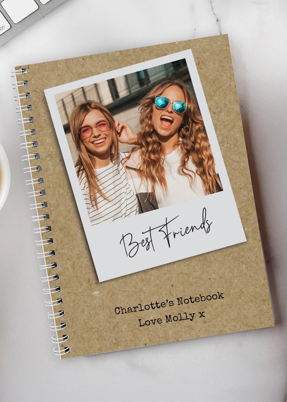 Personalised Memento Company Photo Upload Polaroid Notebook Multi - One Size Image 2