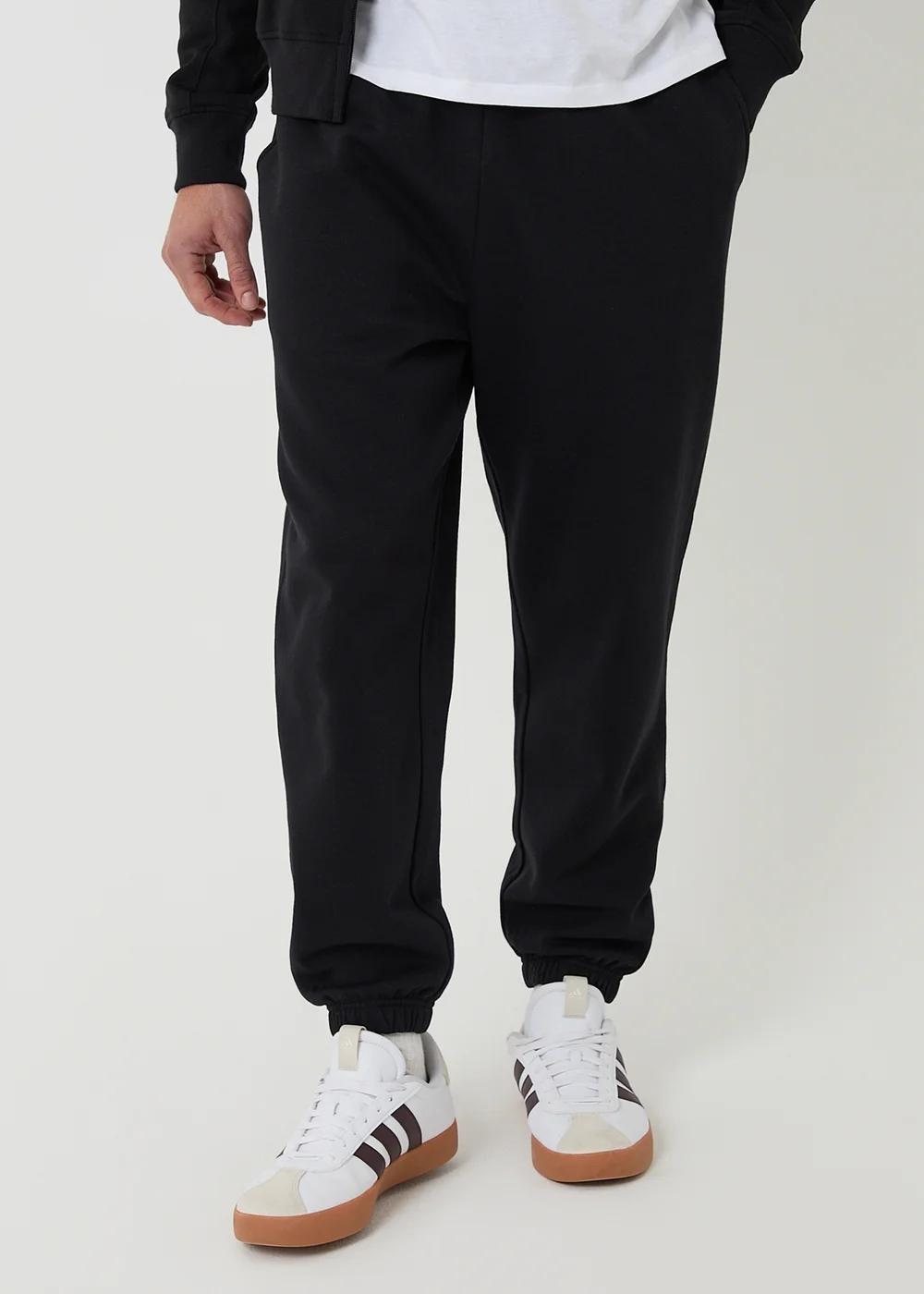Threadbare Black Tapered Joggers - XL Image 1