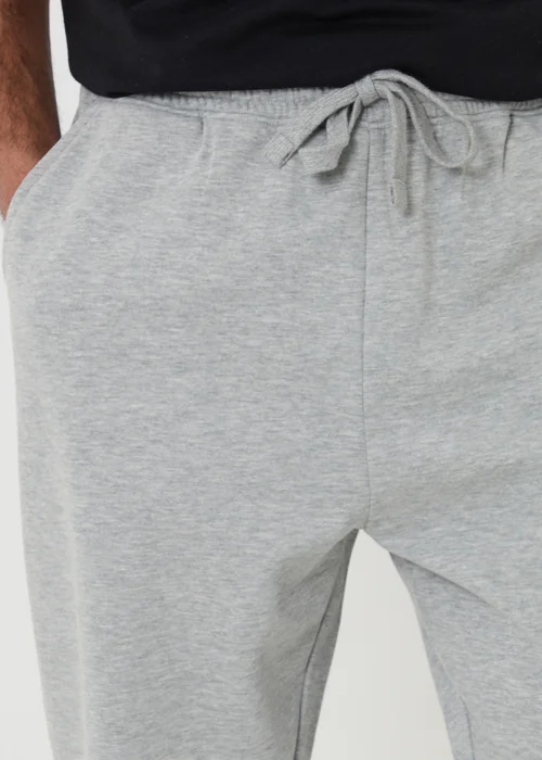 Threadbare Light Grey Tapered Joggers - L Image 4