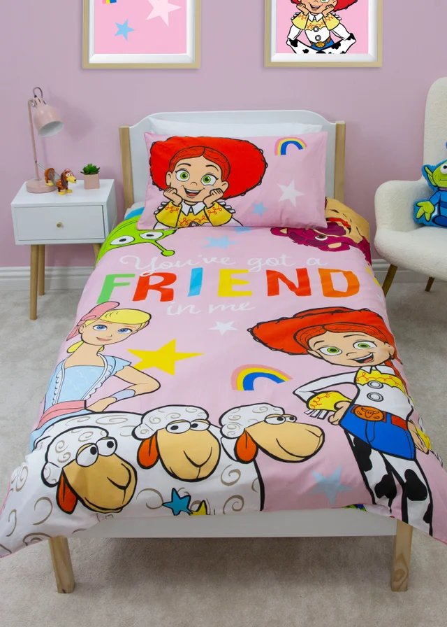Toy Story Friendship Pink Duvet Cover