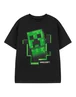Vanilla Underground Minecraft Boys Black Creeper Inside T-Shirt (5-15 Years) - 7-8 Yrs Image 1