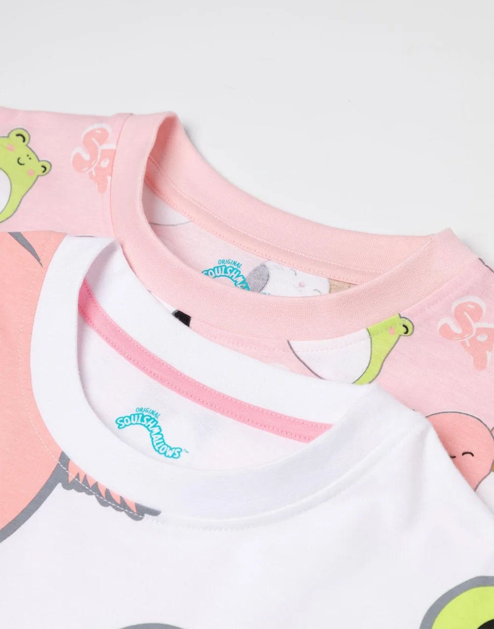 Vanilla Underground Squishmallows Girls Pink Feelin' Mallow Short Pyjama Set (5-14 Years) - Pack of 2 - 13-14 Yrs Image 5